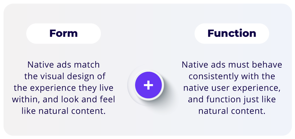 Form + Function in Native Ads